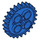 LEGO Blauw Tandwiel met 24 Tanden (3648 / 24505)