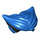 LEGO Blau Haar mit Mittelscheitel und Schwarz Streaks mit Pointed Ohren (103757)