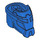 LEGO Blauw Hoofd Poten met Pin (93277)