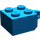 LEGO Blau Scharnier Backstein 2 x 2 Verriegeln mit 1 Finger Vertikale (kein Achsloch) (30389)