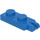 LEGO Blau Scharnier Platte 1 x 2 mit 2 Stubs und Solide Bolzen Solide Stollen