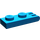 LEGO Blauw Scharnier Plaat 1 x 2 met 3 Stubs en volle noppen