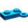 LEGO Blau Scharnier Platte 1 x 4 Base (2429)