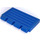 LEGO Blau Scharnier Fliese 2 x 4 mit Ribs (2873)