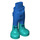 LEGO Blue Hip with Pants with Green Boots (100946)