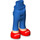 LEGO Blau Hüfte mit Pants mit rot shoes und Weiß Laces (35642)