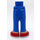 LEGO Blue Hip with Pants with Red shoes and White Laces (35642)