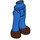 LEGO Azul Cadera con Pants con Reddish Marrón Shoes (35584 / 35642)