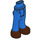 LEGO Blue Hip with Pants with Reddish Brown Shoes (35584 / 35642)