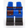 LEGO Blauw Heupen en benen met Reddish Bruin Riem, Tas en Dark Bruin Boots (73200 / 105031)