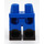 LEGO Blauw Heupen en benen met Reddish Bruin Riem, Tas en Dark Bruin Boots (73200 / 105031)