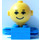 LEGO Blauw Homemaker Figure with Yellow Head