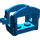 LEGO Blau Pferd Saddle mit Zwei Clips (4491 / 18306)