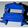 LEGO Blu Cavallo Saddle con Due Clips (4491 / 18306)