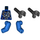 LEGO Blau Hydronaut 3 Torso (973)