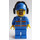 LEGO Blauw Jacket met Oranje Strepen, Blauw Pet met Headphones en Safety Goggles minifiguur
