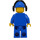 LEGO Blau Jacket mit Orange Streifen, Blau Deckel mit Headphones und Safety Goggles Minifigur