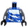 LEGO Blå Jay FS Minifig Torso (973 / 76382)