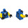 LEGO Blauw Jay - Legacy Minifig Torso (973 / 76382)