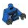 LEGO Blauw Jay Minifiguur Torso (973 / 76382)