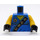 LEGO Azul Jay - sleeveless Minifigura Torso (973 / 76382)