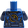 LEGO Blue Jay Torso with Dark Blue Arms, Ninjago &#039;J&#039; and Belts (973 / 76382)