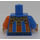 LEGO Modrá Jestro Minifigurka Trup (973 / 76382)