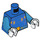LEGO Blue King Halbert Minifig Torso (973 / 76382)
