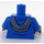 LEGO Blau Kingsley Shacklebolt mit Blau Hut und Anzug Minifigur Torso (973 / 76382)