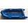 LEGO Blue Large Dinghy 22 x 10 x 3 with &quot;PN 4644&quot; Sticker (62812)