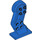 LEGO Blau Groß Bein mit Stift - Links (70946)