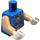 LEGO Blauw Laval met Pearl Gold Schouder Armour, Dark Blauw Cape, en Chi Torso (973 / 76382)