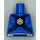 LEGO Azul Laval con Dorado perla Hombro Armour, Dark Azul Capa, y Chi Torso sin brazos (973)