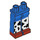 LEGO Blauw Lang Minifigure Poten met Cowprint Chaps (3815 / 87872)