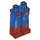 LEGO Blau Lange Minifigure Beine mit Dark Orange Boots und Dirt Stains (3815 / 91290)