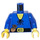 LEGO Niebieski Majisto Wizards Minifigurka Tułów (973)