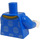 LEGO Azul Hombre en Traditional Chinese Atuendo Minifigura Torso (973 / 76382)