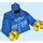 LEGO Blue Man with Blue Outfit Minifig Torso (973 / 76382)