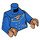 LEGO Blauw Mayor McCaskill - from LEGO Batman Movie Minifig Torso (973 / 76382)