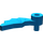LEGO Blau Minifig Zubehörteil Helm Feder Drachen Flügel Links (87685)
