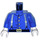 LEGO Blau Minifigur Cavalry Torso mit Suspenders (973)