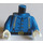 LEGO Blue Minifig Cavalry Torso with Suspenders (973)