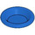 LEGO Blau Minifig Abendessen Platte (6256)