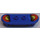 LEGO Blue Minifig Skateboard with Four Wheel Clips with Skyline with Sunrise Sticker (42511)