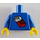 LEGO Azul Minifigura Deportes Torso, Fútbol World Team Fieldplayer (973)