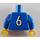 LEGO Blauw Minifiguur Sport Torso, Voetbal World Team Fieldplayer (973)