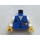 LEGO Blau Minifig Torso Studios Assistant mit Weiß Arme und Gelb Arme (973)