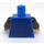 LEGO Blau Minifig Torso mit Schwarz und Siver Falcon (973)