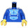 LEGO Azul Minifigura Torso con Jogging Traje (973)