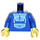 LEGO Blauw Minifig Torso met Jogging Suit (973)